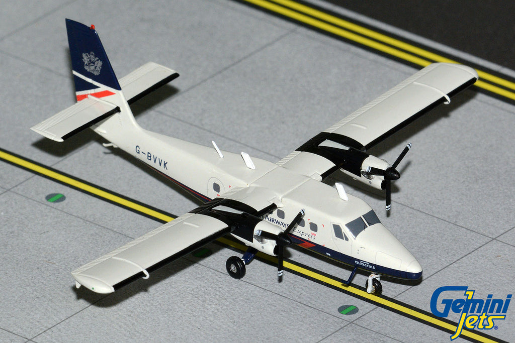 British Airways Express DHC-6-300 Twin Otter G-BVVK GeminiJets G2BAW1148 Scale 1:200