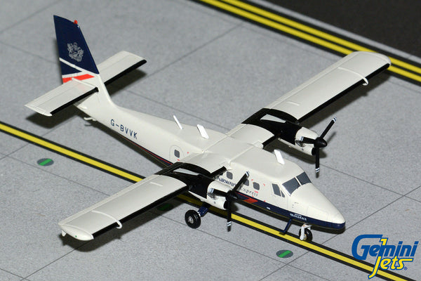 British Airways Express DHC-6-300 Twin Otter G-BVVK GeminiJets G2BAW1148 Scale 1:200