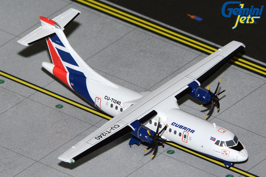 Cubana ATR 42-500 CU-TI240 GeminiJets G2CUB1251 Scale 1:200