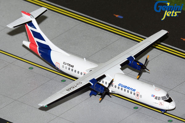 Cubana ATR 72-200 CU-T1548 GeminiJets G2CUB1252 Scale 1:200