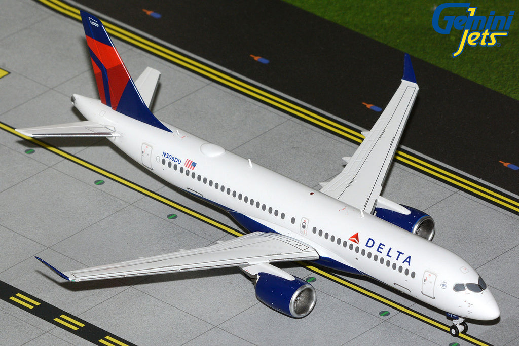 Delta Airbus A220-300 N306DU GeminiJets G2DAL1421 Scale 1:200