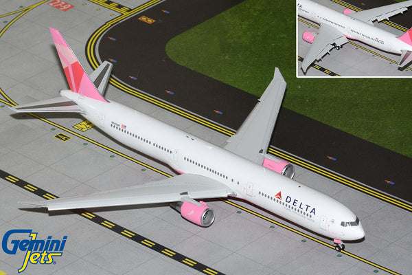 Delta Boeing 767-400ER Flaps Down N845MH Breast Cancer Research Foundation 2010 GeminiJets G2DAL1451F Scale 1:200