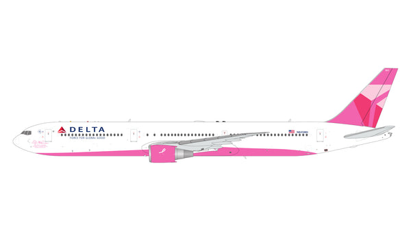 Delta Boeing 767-400ER N845MH Breast Cancer Research Foundation 2010 GeminiJets G2DAL1451 Scale 1:200