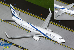 El Al Boeing 737-800 Flaps Down 4X-EKK GeminiJets G2ELY1360F Scale 1:200