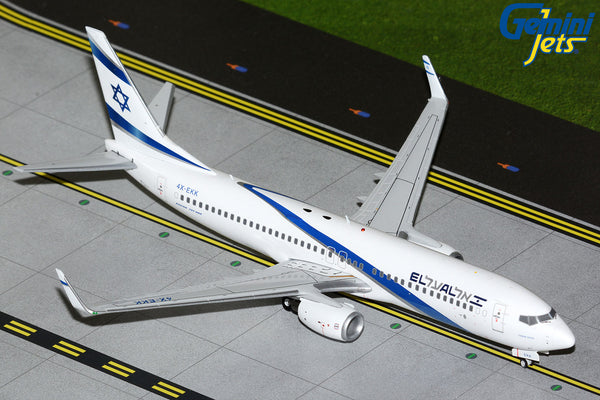 El Al Boeing 737-800 4X-EKK GeminiJets G2ELY1360 Scale 1:200