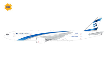 El Al Boeing 777-200ER Flaps Down 4X-ECB GeminiJets G2ELY1361F Scale 1:200