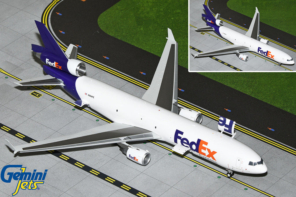 FedEx MD-11F Interactive N584FE GeminiJets G2FDX1178 Scale 1:200