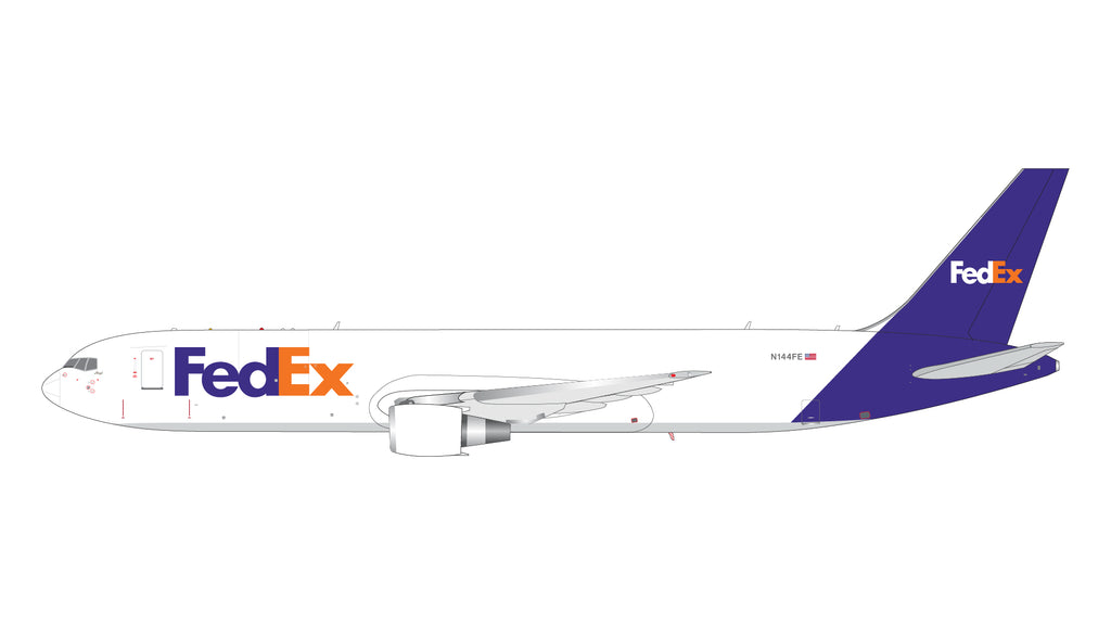 FedEx Boeing 767-300F N144FE GeminiJets G2FDX1377 Scale 1:200