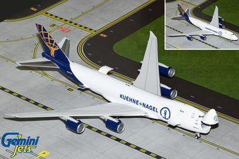Atlas Air / Kuehne+Nagel Boeing 747-8F Interactive N862GT GeminiJets G2GTI1240 Scale 1:200