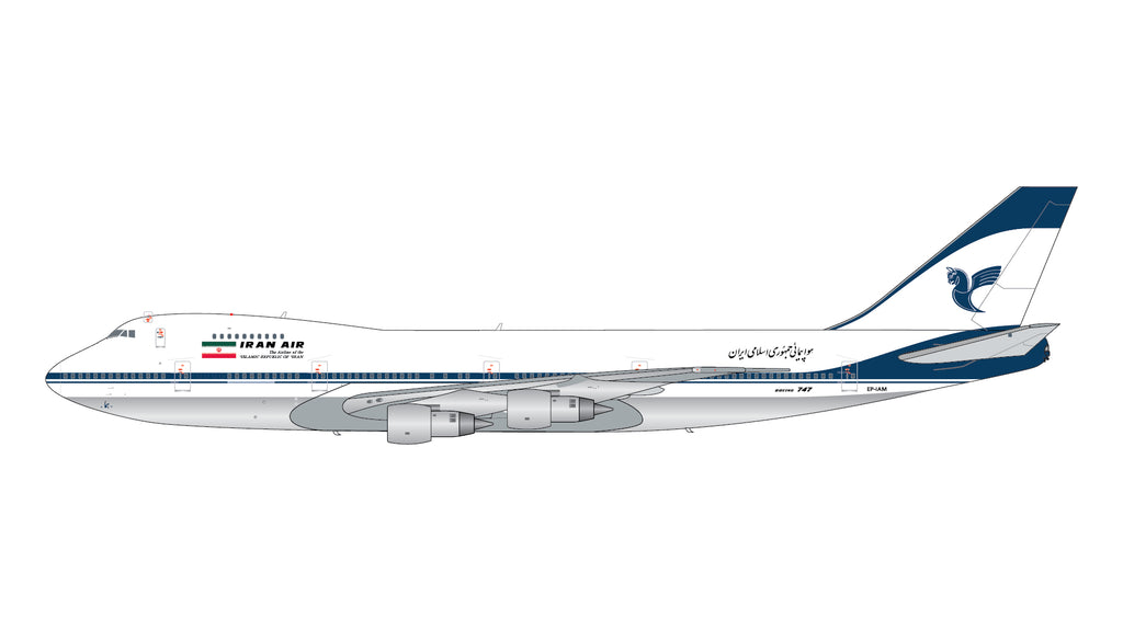 Iran Air Boeing 747-100 EP-IAM GeminiJets G2IRA1368 Scale 1:200