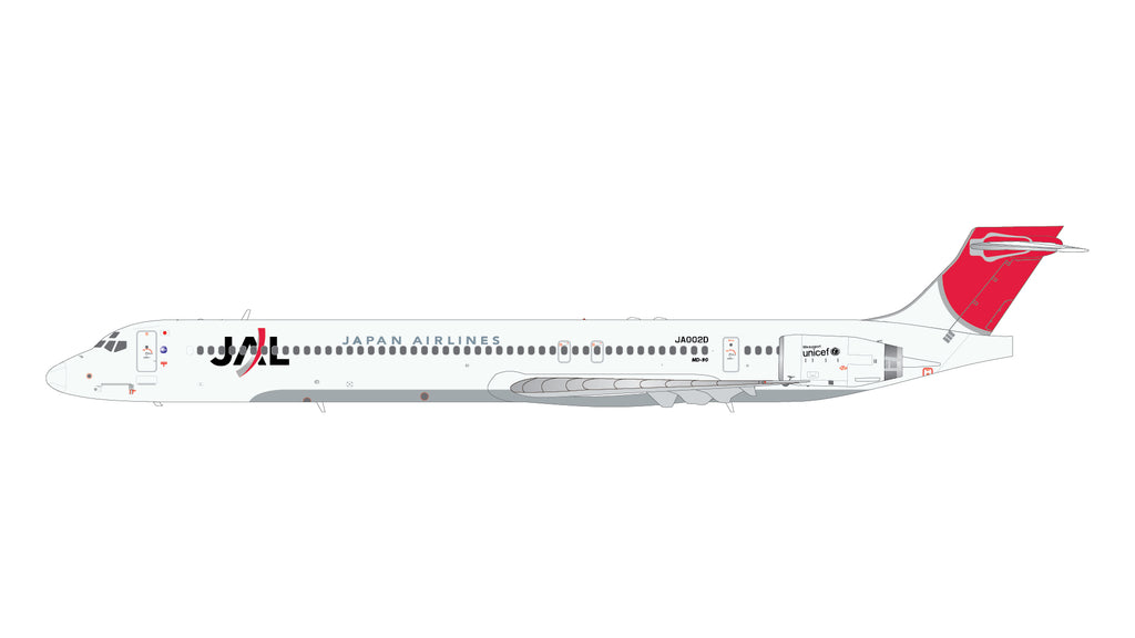 Japan Airlines MD-90 JA002D GeminiJets G2JAL1330 Scale 1:200