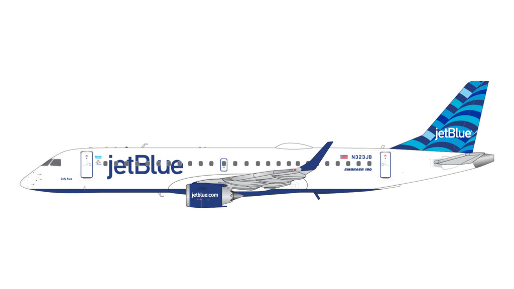 JetBlue Embraer E-190 N323JB GeminiJets G2JBU1335 Scale 1:200