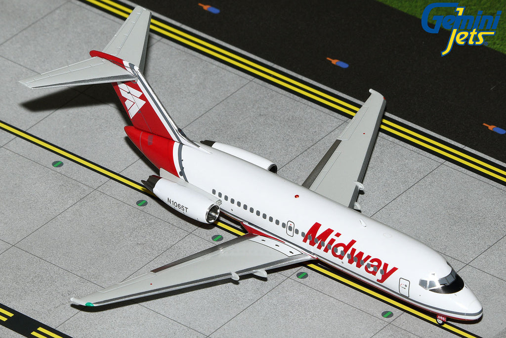 Midway Airlines DC-9-15 N1065T GeminiJets G2MID1190 Scale 1:200
