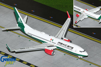 Mexicana Boeing 737-800 Flaps Down XA-ASM GeminiJets G2MXA1303F Scale 1:200