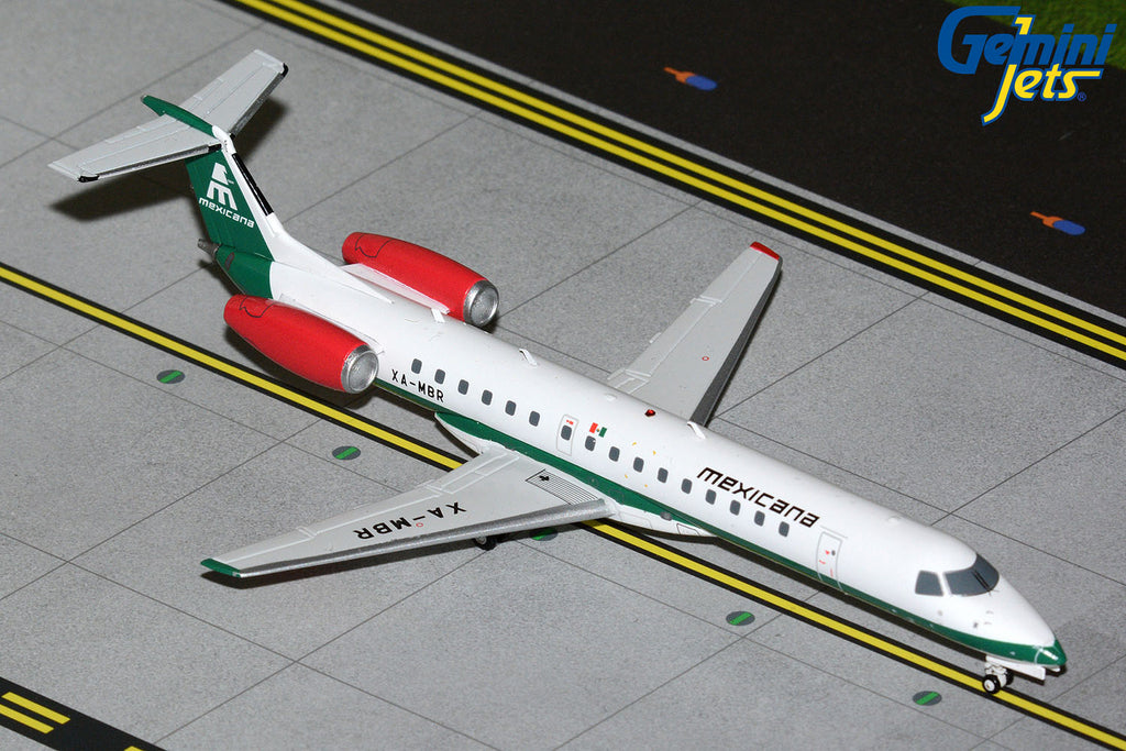 Mexicana Embraer ERJ-145 XA-MBR GeminiJets G2MXA1305 Scale 1:200