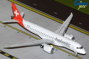 Helvetic Airways Embraer E190-E2 HB-AZC GeminiJets G2OAW1388 Scale 1:200