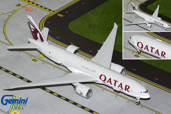 Qatar Airways Cargo Boeing 777F Interactive A7-BFT GeminiJets G2QAC954 Scale 1:200