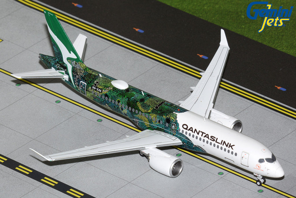 Qantas Link Airbus A220-300 VH-X4A Minyma Kutjara Tjukurpa GeminiJets G2QFA1319 Scale 1:200