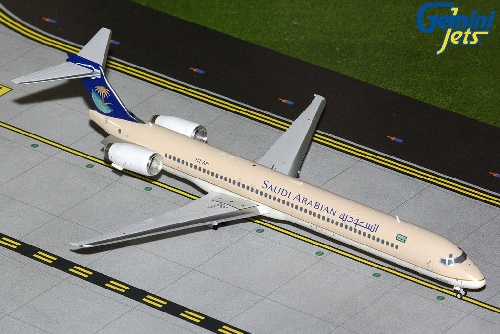 Saudia MD-90 HZ-API GeminiJets G2SVA1333 Scale 1:200