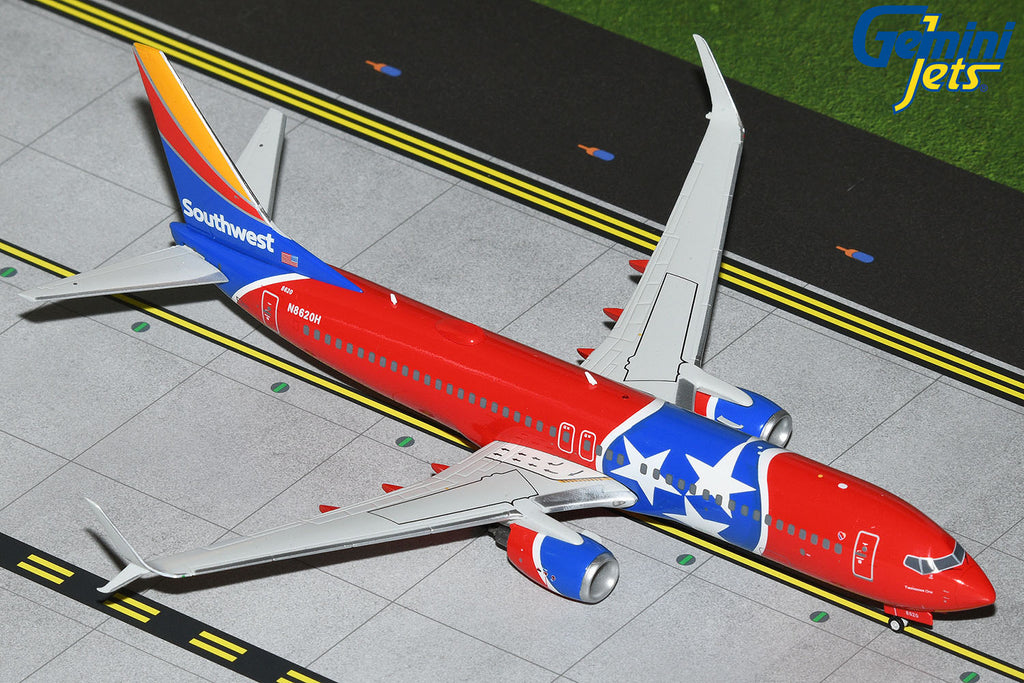 Southwest Boeing 737-800 N8620H Tennessee One GeminiJets G2SWA1011 Scale 1:200