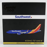 Southwest Boeing 737 MAX 8 N8705Q GeminiJets G2SWA689 Scale 1:200