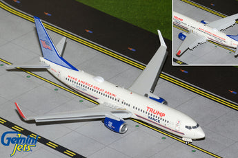 Trump-Vance Campaign Boeing 737-800 Flaps Down N917XA GeminiJets G2TRU1372F Scale 1:200