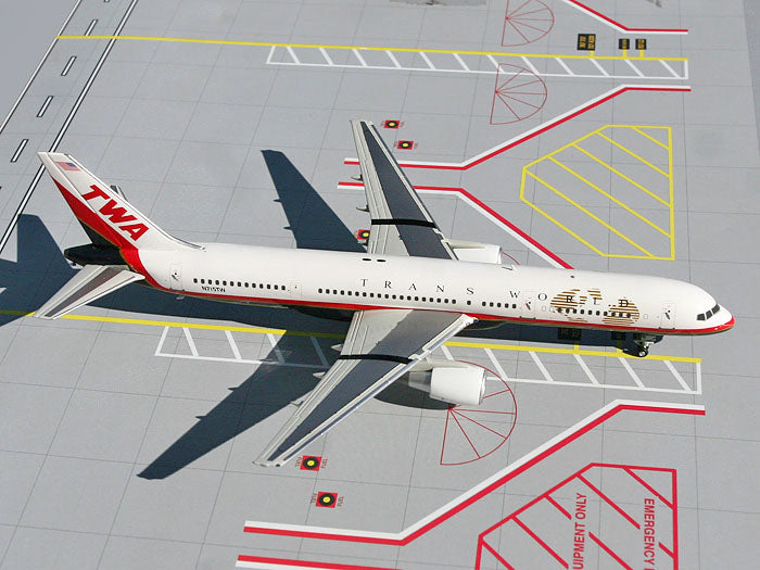 TWA Boeing 757-200 N715TW GeminiJets G2TWA062 Scale 1:200