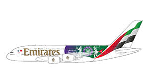 Emirates Airbus A380 A6-EOE Wimbledon GeminiJets G2UAE1347 Scale 1:200