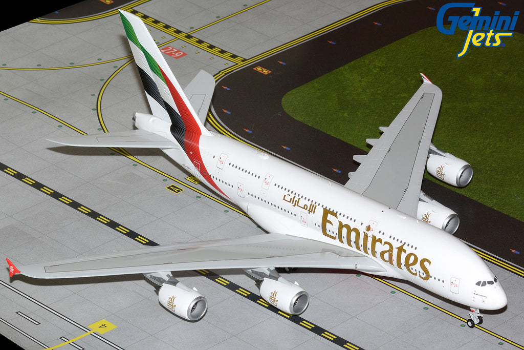 Emirates Airbus A380 A6-EVG GeminiJets G2UAE1443 Scale 1:200