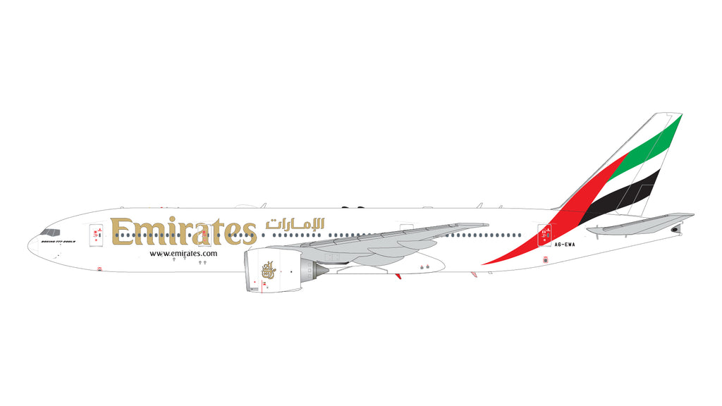 Emirates Boeing 777-200LR A6-EWA GeminiJets G2UAE412 Scale 1:200