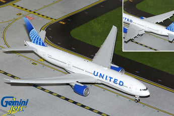 United Boeing 777-200ER Flaps Down N798UA GeminiJets G2UAL1260F Scale 1:200