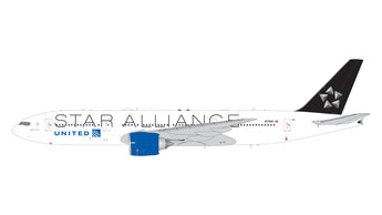 United Boeing 777-200ER N77022 Star Alliance GeminiJets G2UAL1380 Scale 1:200