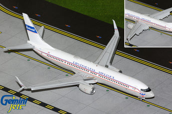 United Boeing 737-900ER Flaps Down N75435 Continental Retro GeminiJets G2UAL1407F Scale 1:200