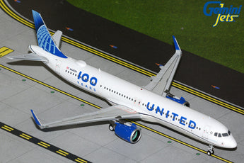 United Airbus A321neo N44550 100 Years GeminiJets G2UAL1524 Scale 1:200