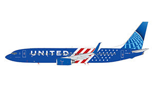 United Boeing 737-800 N78285 America 250 GeminiJets G2UAL1560 Scale 1:200