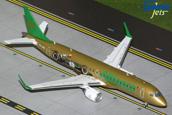 Alliance Airlines Embraer E-190 VH-A2N Sir Jack Brabham Formula 1 GeminiJets G2UTY1507 Scale 1:200