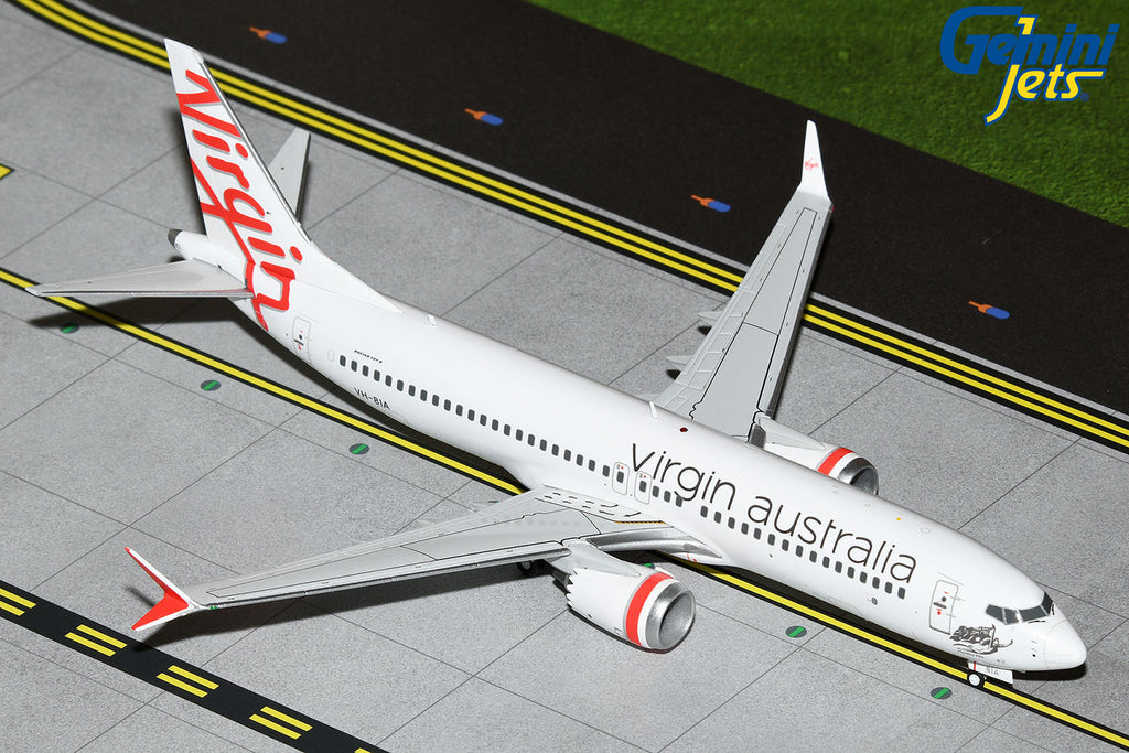 Virgin Australia Boeing 737 MAX 8 VH-8IA GeminiJets G2VOZ943 Scale 1:200
