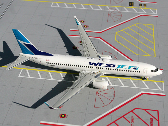 WestJet Boeing 737-800 C-GZWS GeminiJets G2WJA089 Scale 1:200