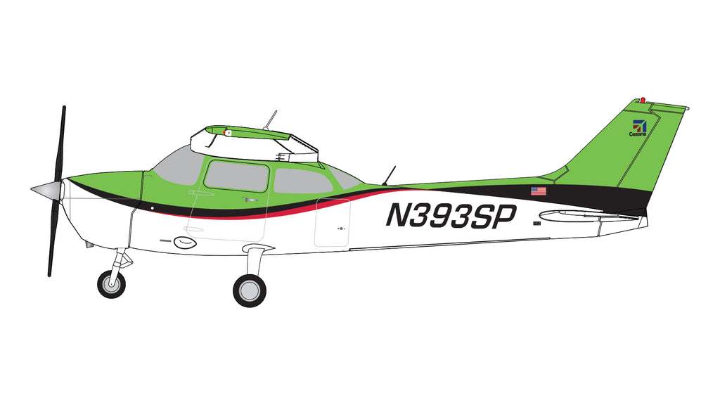 Cessna 172 N393SP GeminiJets GGCES020 Scale 1:72