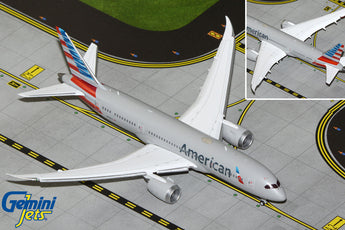 American Airlines Boeing 787-8 Flaps Down N808AN GeminiJets GJAAL2087F Scale 1:400