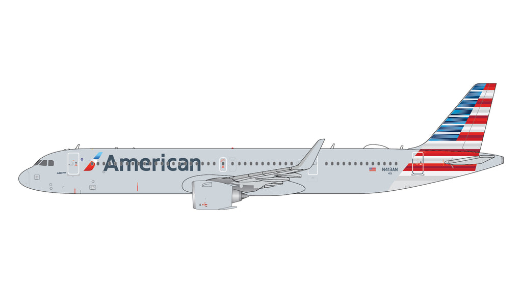 American Airlines Airbus A321neo N413AN GeminiJets GJAAL2296 Scale 1:400