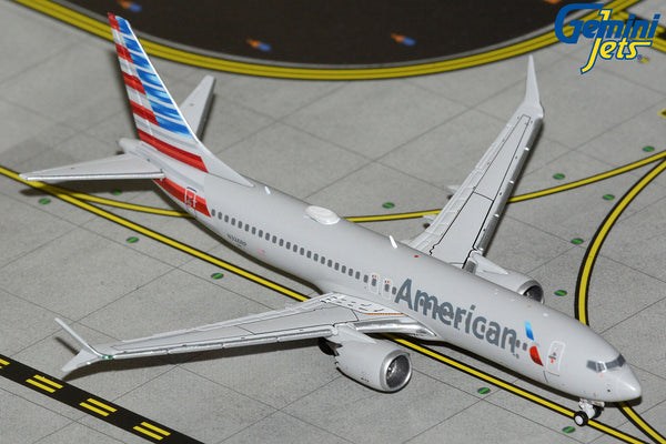 American Airlines Boeing 737 MAX 8 N326RP GeminiJets GJAAL2358 Scale 1:400