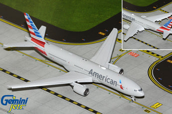 American Airlines Boeing 777-200ER Flaps Down N788AN GeminiJets GJAAL2359F Scale 1:400