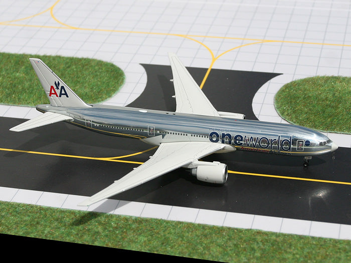 American Airlines Boeing 777-200ER N791AN One World GeminiJets GJAAL943 Scale 1:400