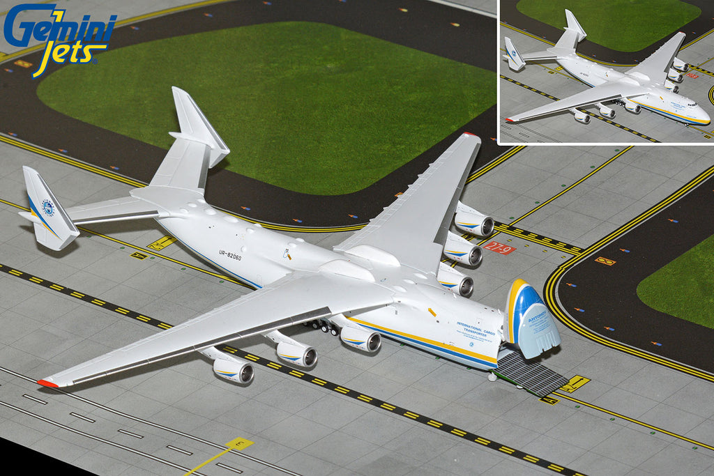 Antonov Airlines Antonov An-225 Mriya Interactive UR-82060 GeminiJets GJADB2336 Scale 1:400