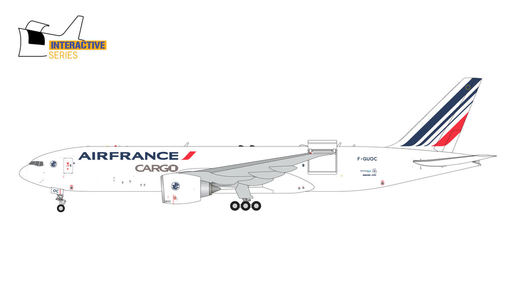 Air France Cargo Boeing 777F Interactive F-GUOC GeminiJets GJAFR2148 Scale 1:400