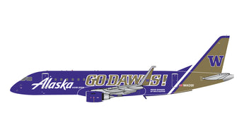 Alaska Airlines Embraer E-175 N662QX Go Dawgs GeminiJets GJASA2251 Scale 1:400