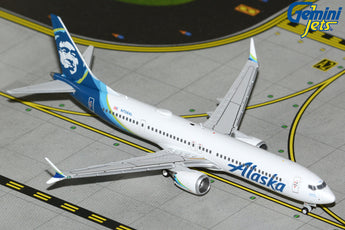 Alaska Airlines Boeing 737 MAX 9 N708AL GeminiJets GJASA2393 Scale 1:400