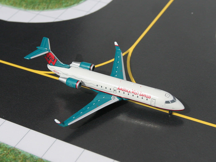 America West Express Bombardier CRJ200 N37218 GeminiJets GJAWE514 Scale 1:400