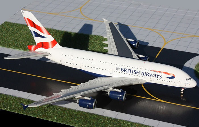 British Airways Airbus A380 G-XLBB GeminiJets GJBAW1234 Scale 1:400